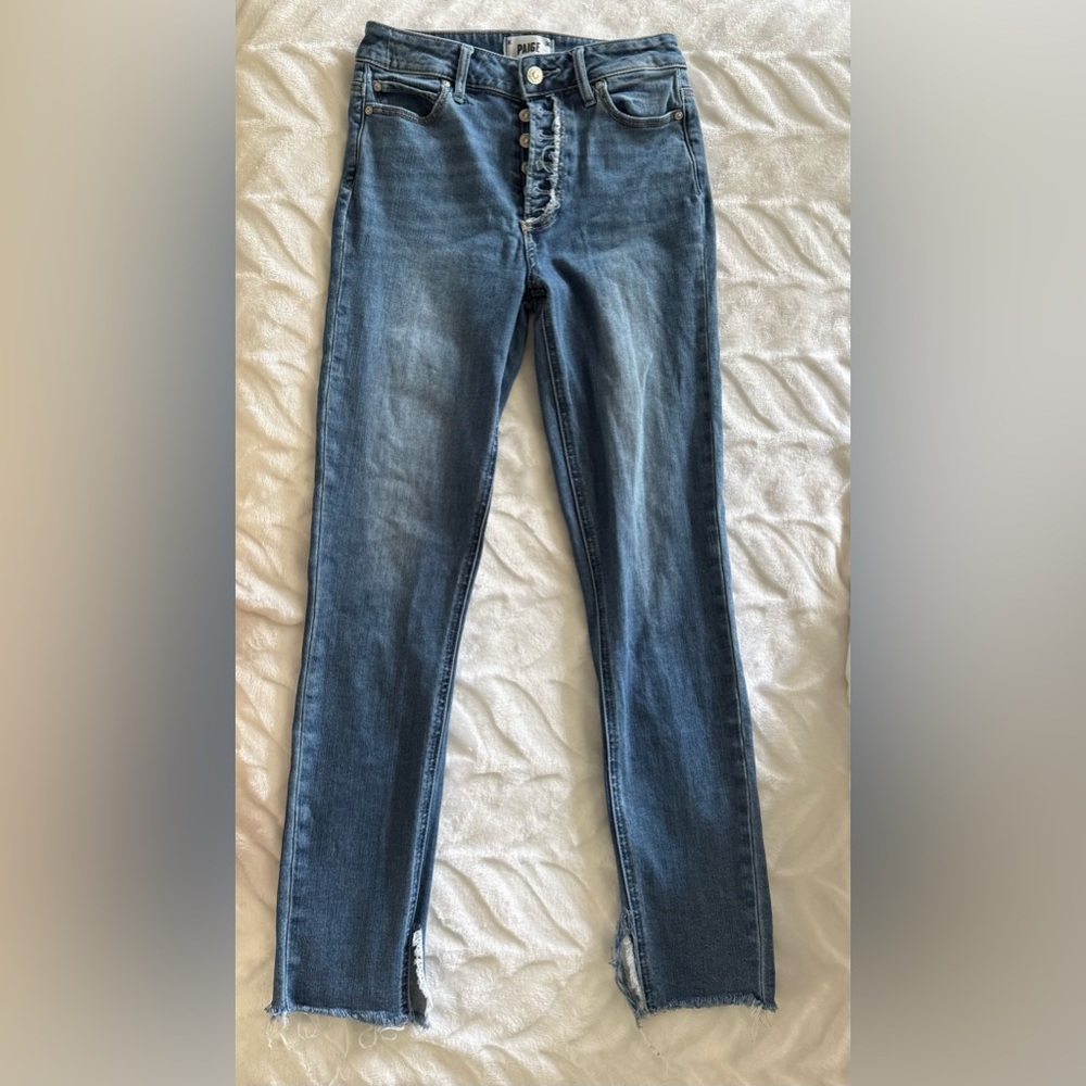 PAIGE Classic Blue Skinny Jeans